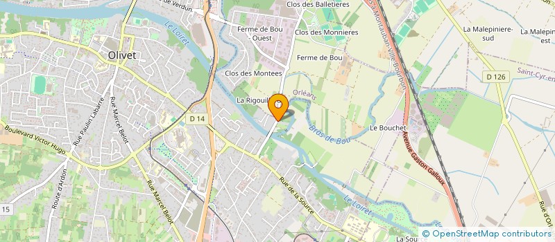 localisation de l'entreprise MONSIEUR GEORGES BRUNET à OLIVET