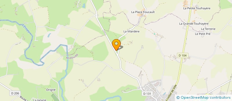 localisation de l'entreprise MONSIEUR GEORGES BRY  ANDOUILLE