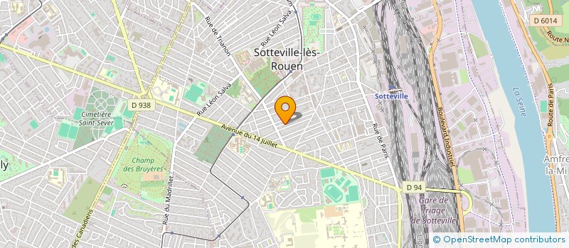 localisation de l'entreprise MONSIEUR GEORGES BUDE  SOTTEVILLE-LES-ROUEN