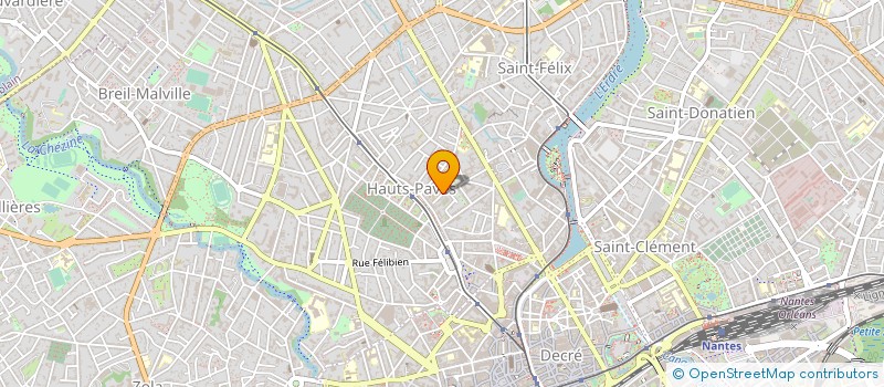 localisation de l'entreprise MONSIEUR GEORGES BUDET à NANTES