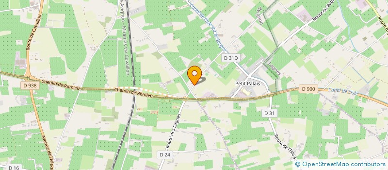 localisation de l'entreprise MONSIEUR GEORGES BUFFE  L ISLE SUR LA SORGUE