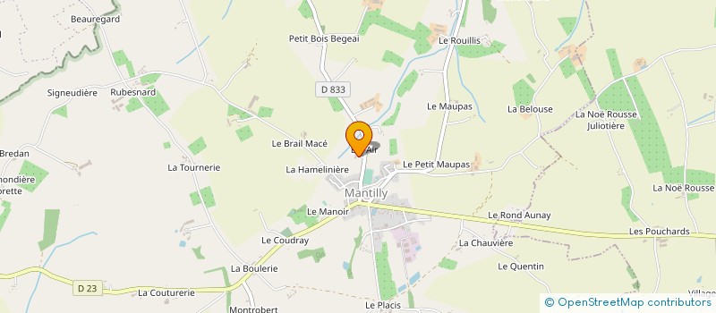 localisation de l'entreprise MONSIEUR GEORGES BULOT à MANTILLY