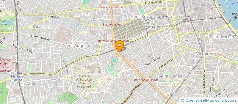 localisation de l'entreprise MONSIEUR GEORGES BUREAU à BORDEAUX
