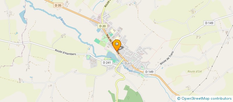 localisation de l'entreprise MONSIEUR GEORGES BURGEOT  BAIS