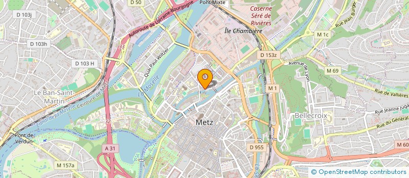 localisation de l'entreprise MONSIEUR GEORGES BURRIER  METZ