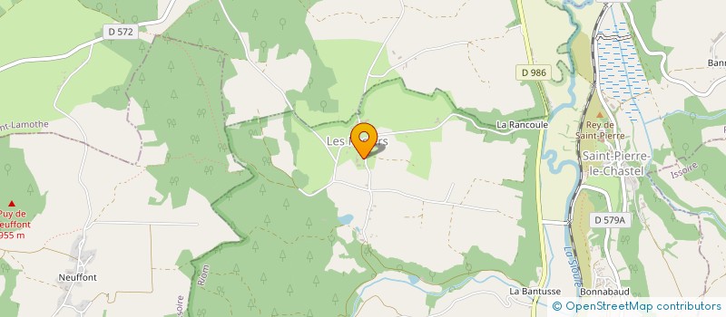 localisation de l'entreprise MONSIEUR GEORGES BUSSON  SAINT-OURS