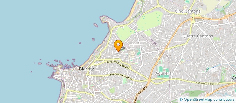 localisation de l'entreprise MONSIEUR GEORGES CADET à BIARRITZ