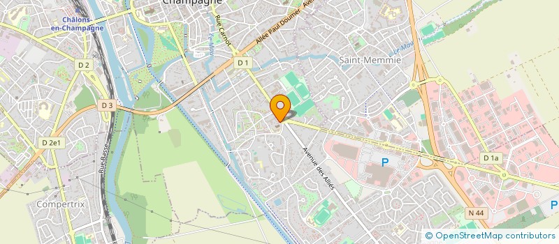 localisation de l'entreprise MONSIEUR GEORGES CAILLAS  CHALONS-EN-CHAMPAGNE