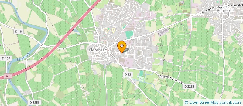 localisation de l'entreprise MONSIEUR GEORGES CALAS  FLORENSAC