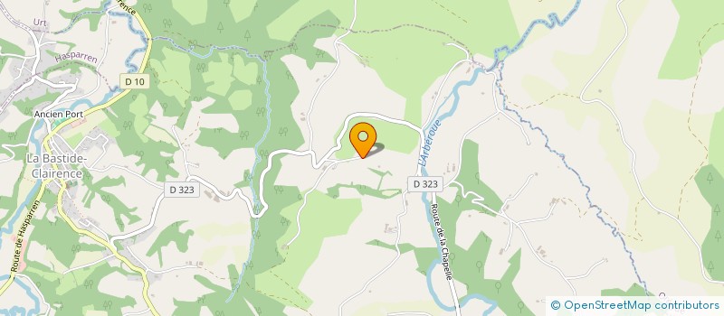localisation de l'entreprise MONSIEUR GEORGES CALMEL à LA BASTIDE-CLAIRENCE