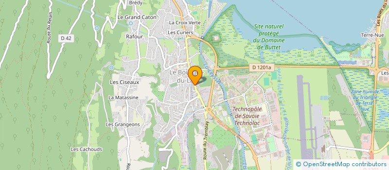 localisation de l'entreprise MONSIEUR GEORGES CAMBRES  LE BOURGET-DU-LAC