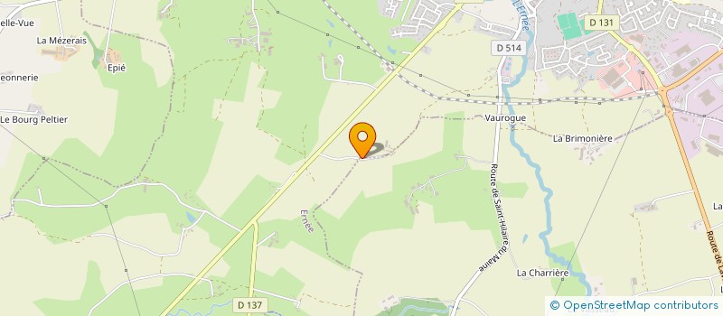 localisation de l'entreprise MONSIEUR GEORGES CAMPION  ERNEE