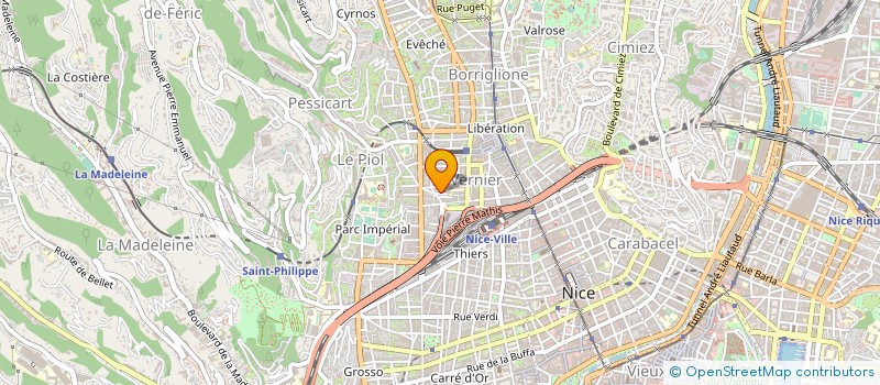 localisation de l'entreprise MONSIEUR GEORGES CAMPO à NICE