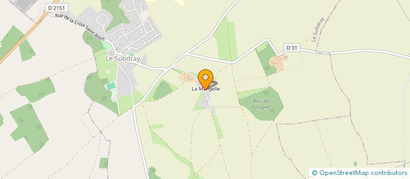 localisation de l'entreprise MONSIEUR GEORGES CAMUS  LE SUBDRAY