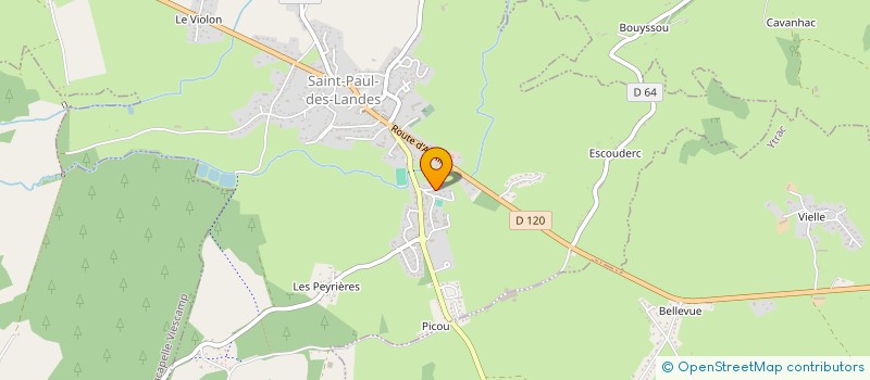 localisation de l'entreprise MONSIEUR GEORGES CANCHES à SAINT-PAUL-DES-LANDES