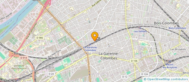 localisation de l'entreprise MONSIEUR GEORGES CANEDO  COLOMBES