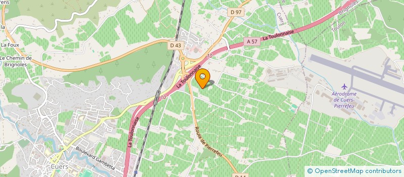 localisation de l'entreprise MONSIEUR GEORGES CANOLLE  CUERS