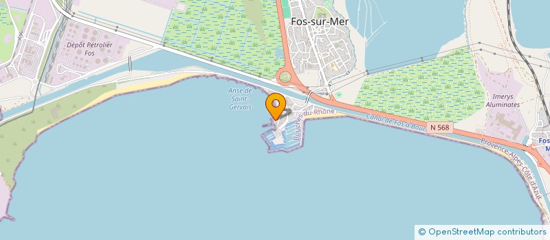 localisation de l'entreprise MONSIEUR GEORGES CAPDEVILLE  FOS-SUR-MER