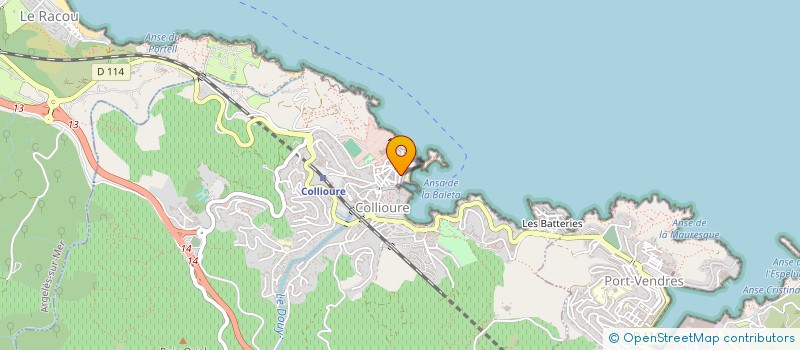 localisation de l'entreprise MONSIEUR GEORGES CAPSIE à COLLIOURE