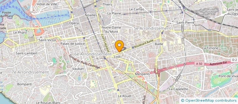 localisation de l'entreprise MONSIEUR GEORGES CARDINAL à MARSEILLE