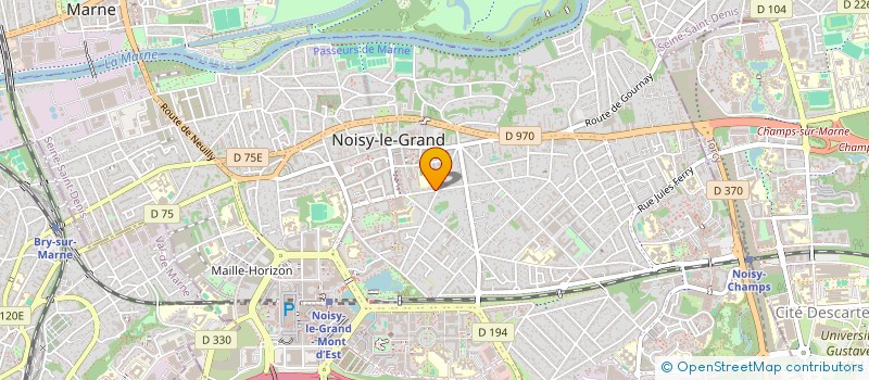 localisation de l'entreprise MONSIEUR GEORGES CARRILHO à NOISY-LE-GRAND