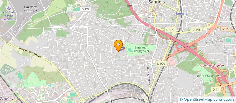 localisation de l'entreprise MONSIEUR GEORGES CASTAGNE à ARGENTEUIL