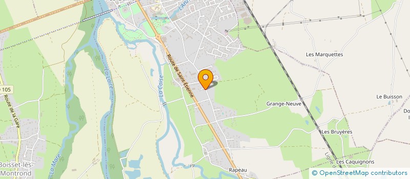 localisation de l'entreprise MONSIEUR GEORGES CASTEILLO  MONTROND-LES-BAINS