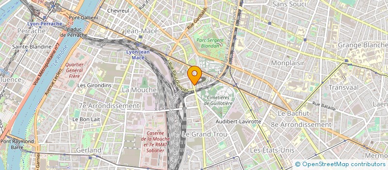 localisation de l'entreprise MONSIEUR GEORGES CATHERIN à LYON