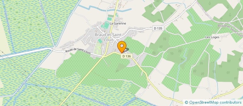 localisation de l'entreprise MONSIEUR GEORGES CAUMEIL à BRAUD-ET-SAINT-LOUIS