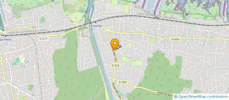 localisation de l'entreprise MONSIEUR GEORGES CAUSSADE  GUJAN-MESTRAS