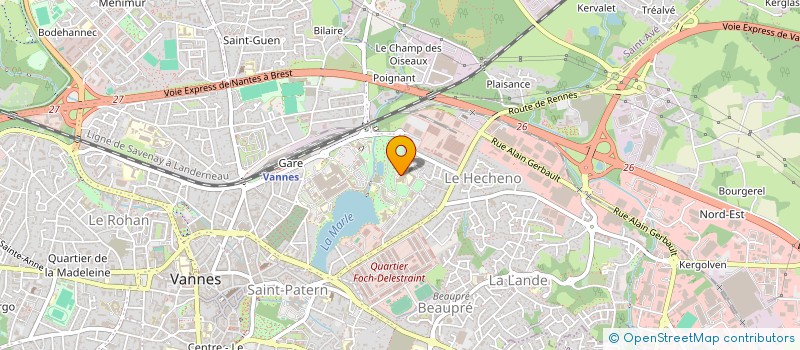 localisation de l'entreprise MONSIEUR GEORGES CAVROIS à VANNES