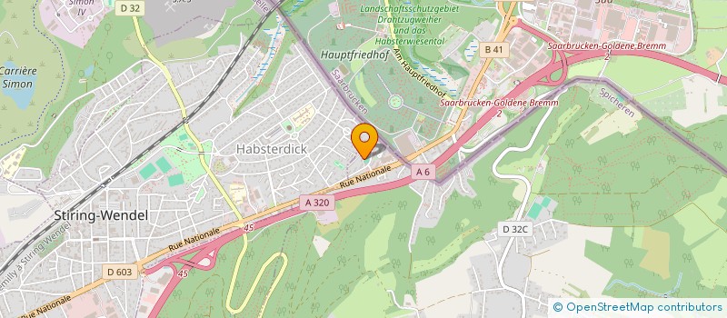 localisation de l'entreprise MONSIEUR GEORGES CAYOT  SPICHEREN