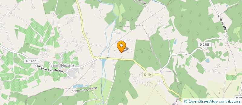 localisation de l'entreprise MONSIEUR GEORGES CECCHI  LAMONZIE-MONTASTRUC