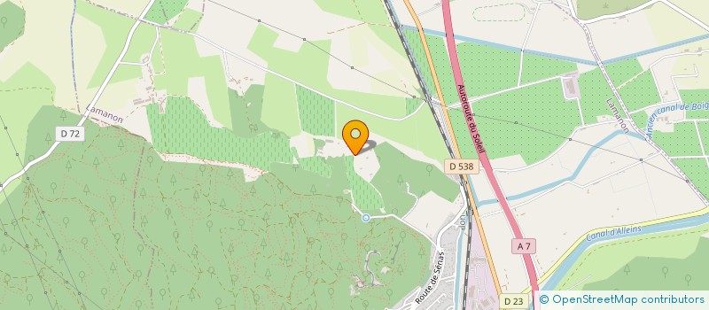 localisation de l'entreprise MONSIEUR GEORGES CHABANNES  LAMANON