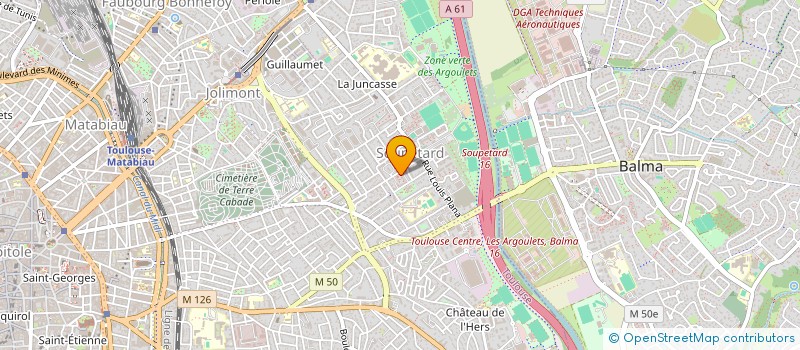 localisation de l'entreprise MONSIEUR GEORGES CHABRY à TOULOUSE