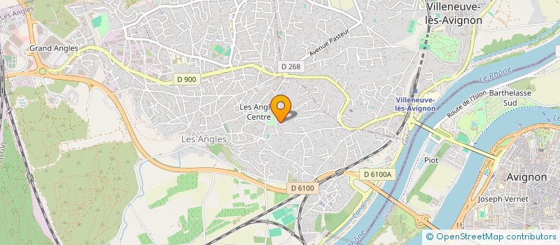 localisation de l'entreprise MONSIEUR GEORGES CHAILLY  LES ANGLES