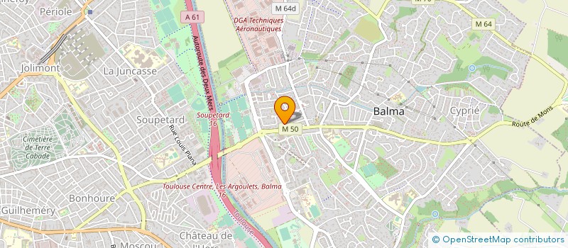 localisation de l'entreprise MONSIEUR GEORGES CHAKRA à BALMA