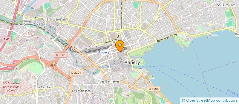 localisation de l'entreprise MONSIEUR GEORGES CHALLANDE à ANNECY