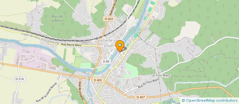 localisation de l'entreprise MONSIEUR GEORGES CHALLE à LA FERTE-SOUS-JOUARRE