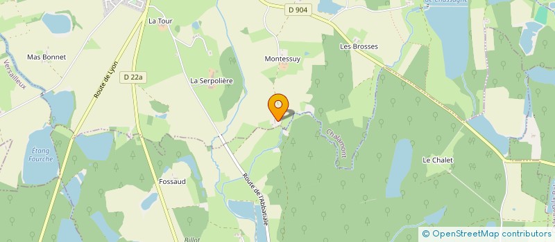 localisation de l'entreprise MONSIEUR GEORGES CHAMBARD  VILLETTE-SUR-AIN