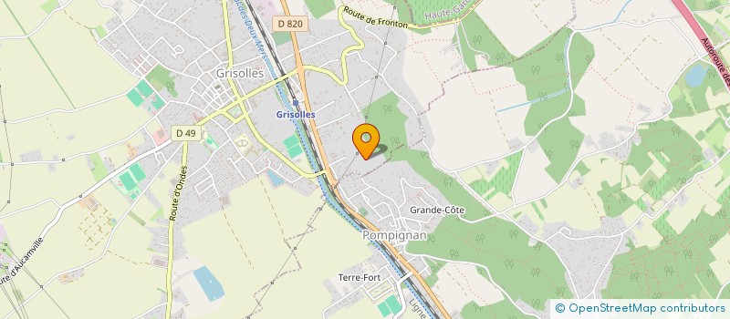 localisation de l'entreprise MONSIEUR GEORGES CHAMOUN  DIEUPENTALE