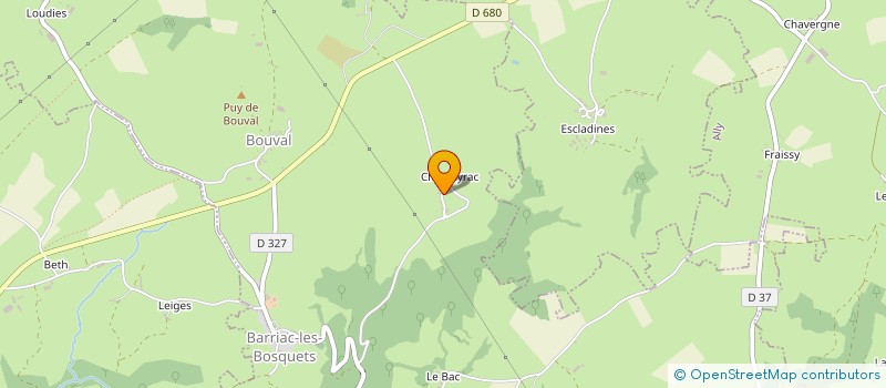 localisation de l'entreprise MONSIEUR GEORGES CHAMPAGNAC à BARRIAC-LES-BOSQUETS