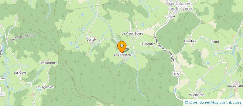 localisation de l'entreprise MONSIEUR GEORGES CHAPPAZ  SAINT IGNY DE VERS