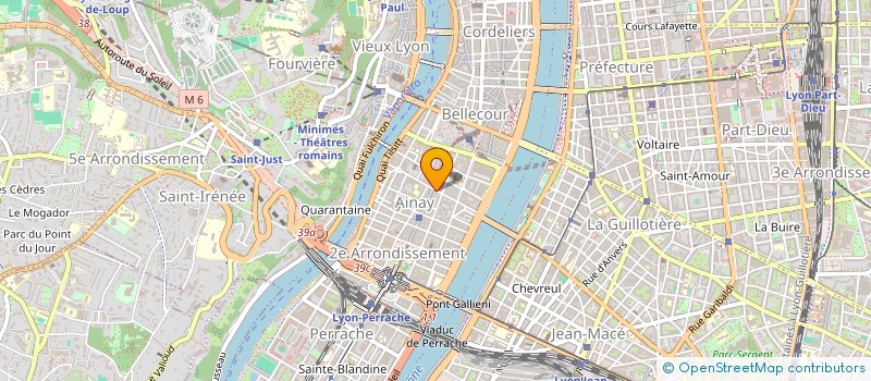 localisation de l'entreprise MONSIEUR GEORGES CHAPPET  LYON