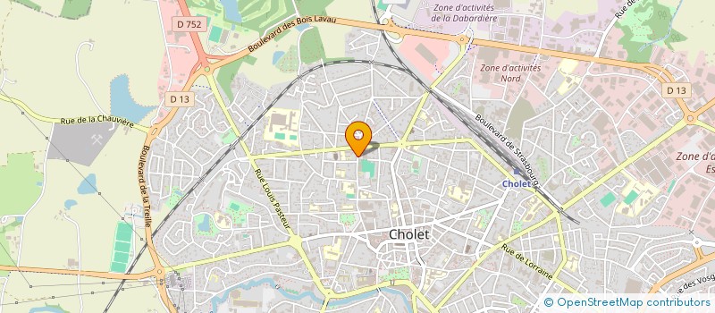 localisation de l'entreprise MONSIEUR GEORGES CHARDON à CHOLET