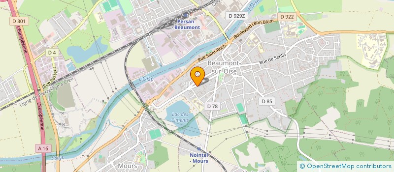 localisation de l'entreprise MONSIEUR GEORGES CHARPENTIER  MOURS