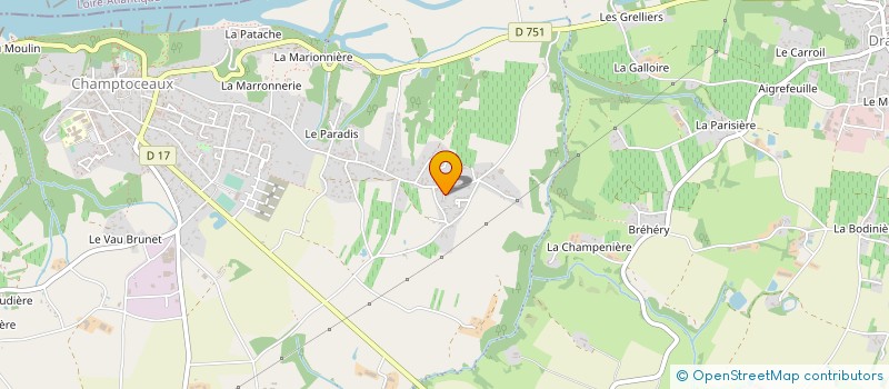 localisation de l'entreprise MONSIEUR GEORGES CHARREAU  OREE-D'ANJOU