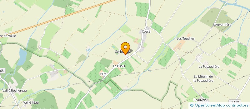 localisation de l'entreprise MONSIEUR GEORGES CHARRON  DOUE-EN-ANJOU