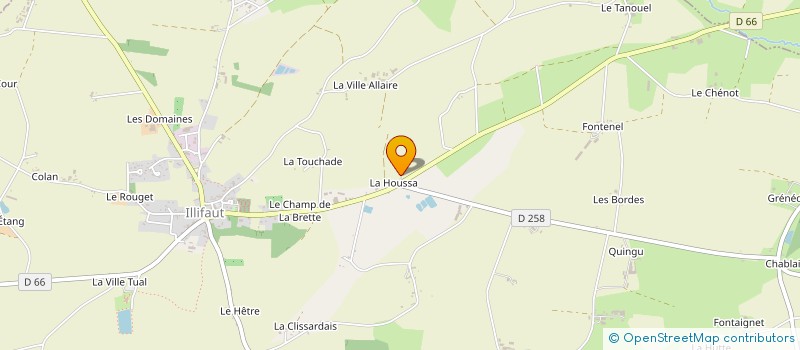 localisation de l'entreprise MONSIEUR GEORGES CHARTIER  MERDRIGNAC