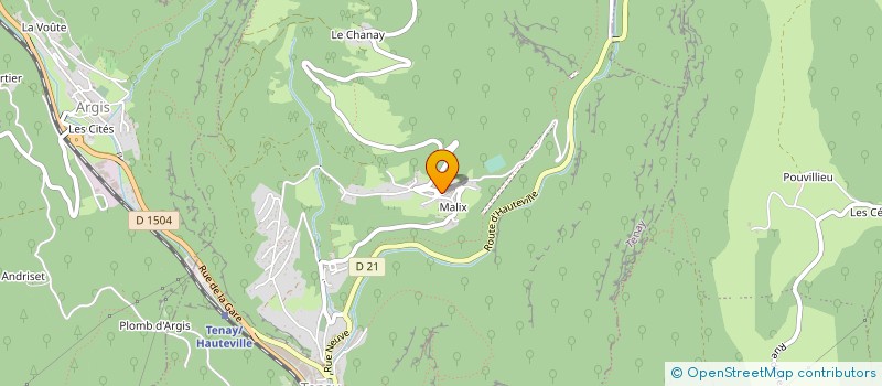 localisation de l'entreprise MONSIEUR GEORGES CHARVET  TENAY